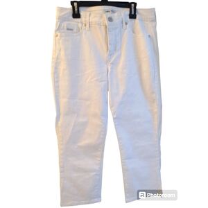 Ladies Nine West White Jean Capris